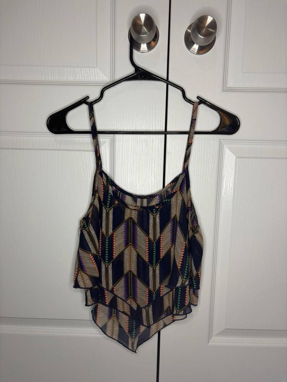 Women’s Geometric Layered Tank Top